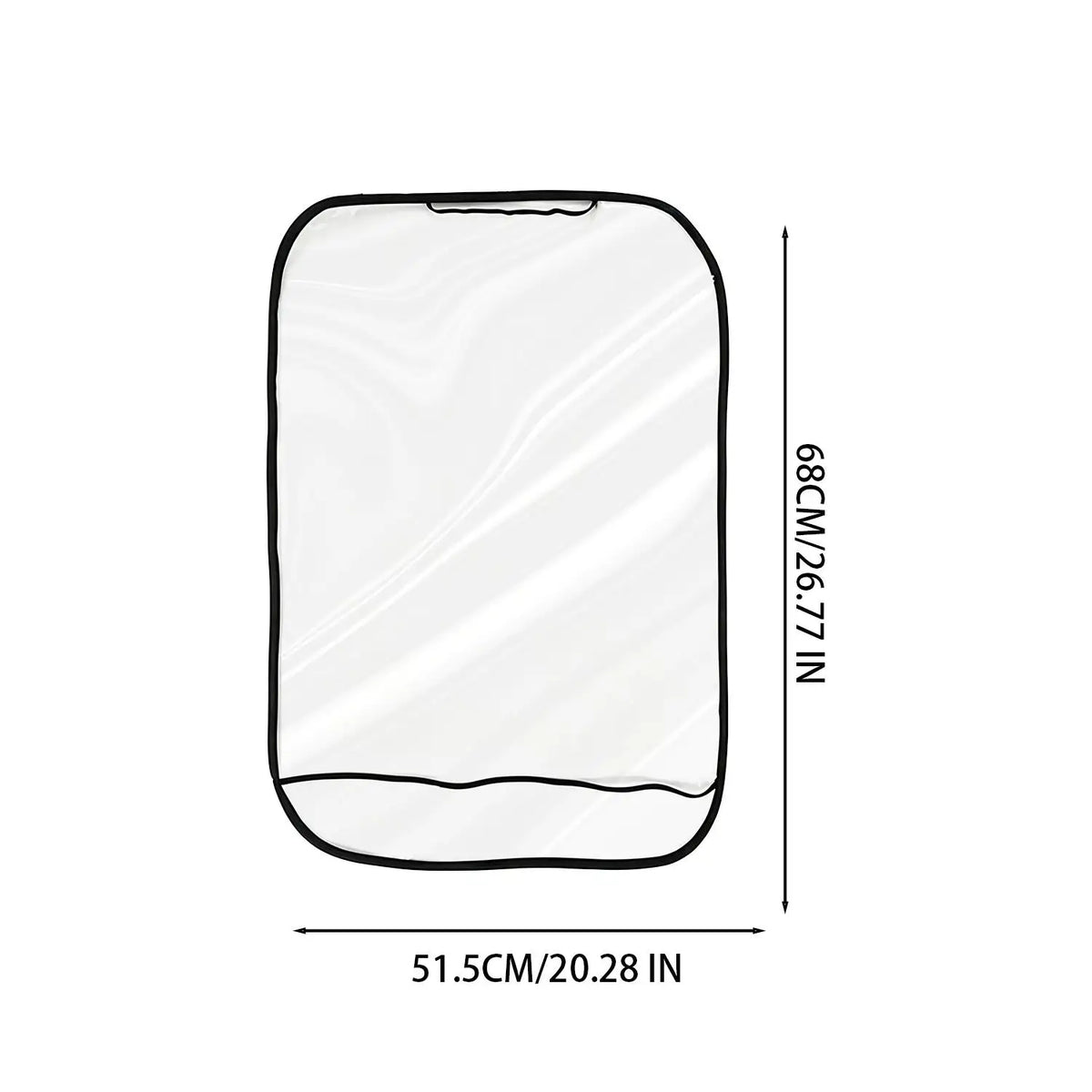 Transparent PVC Car Seat Kick Mat – Universal Kids & Pet Guard