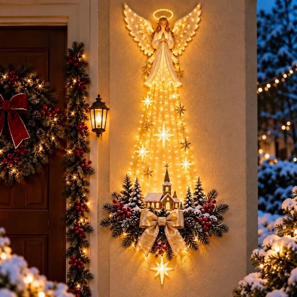 Lighted Nativity Scene Wall Décor – Warm White LED 60cm