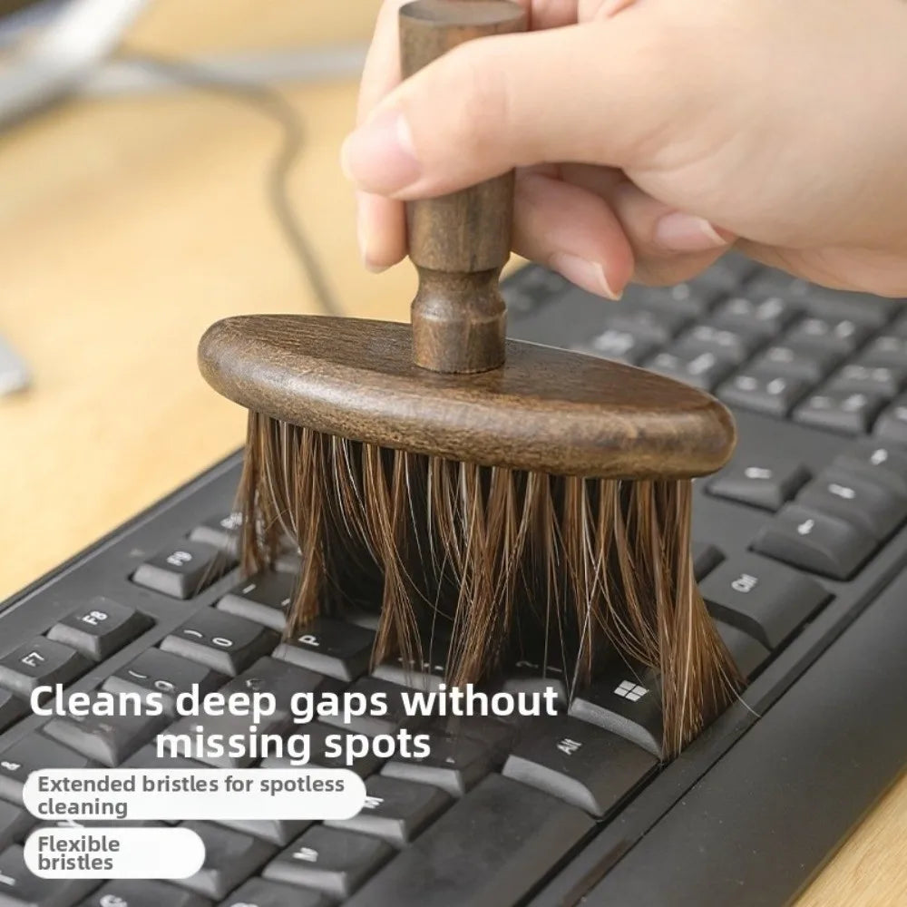 Walnut Wood Coffee Grinder Cleaning Brush – Soft Nylon