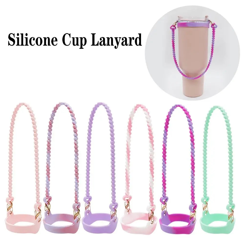Silicone Water Bottle Sling Carrier – Anti-Slip Cup Strap