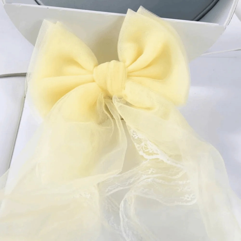 Lace Bow Curtain Tiebacks – Jacquard Holdbacks, White