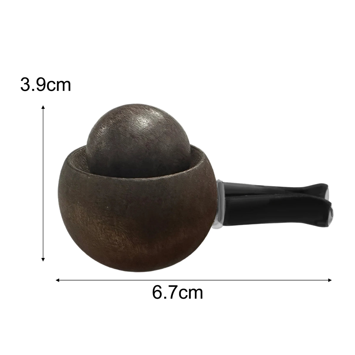 Wood Egg Car Vent Clip Diffuser | Essential Oil Air Freshener