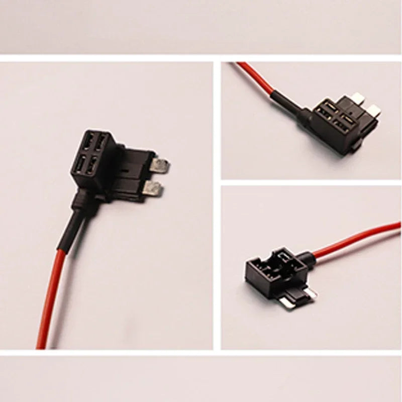 Universal Mini Blade Fuse Holder with Wire – Slim Car Fuse Plug
