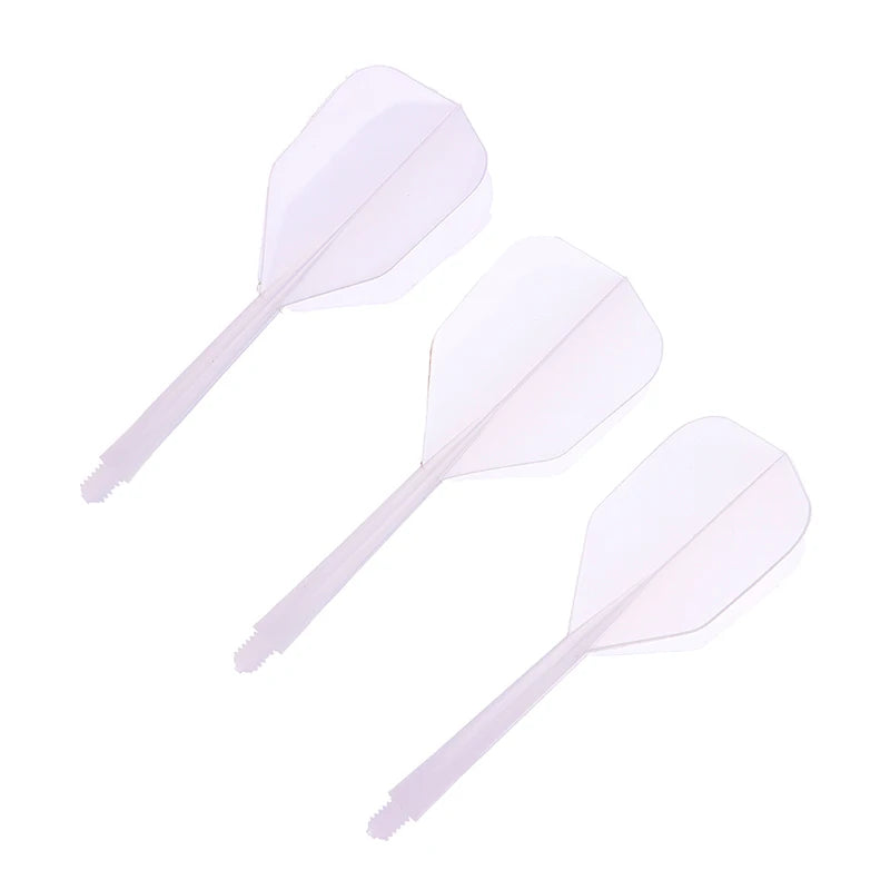 3-Pack 2BA Transparent Dart Shafts – Anti-Fall ABS Plastic