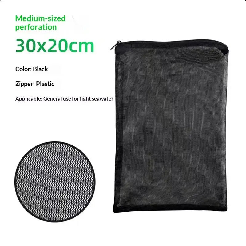 Reusable Aquarium Filter Media Bags with Zipper | Fine Mesh