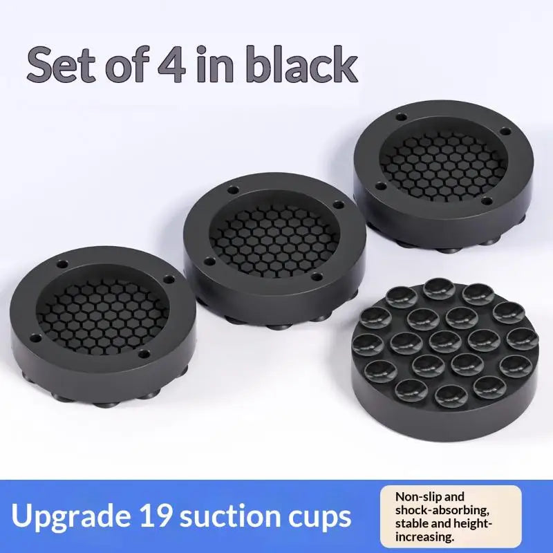 Anti-Vibration Washing Machine Foot Pads – Silicone 1/4 Pcs