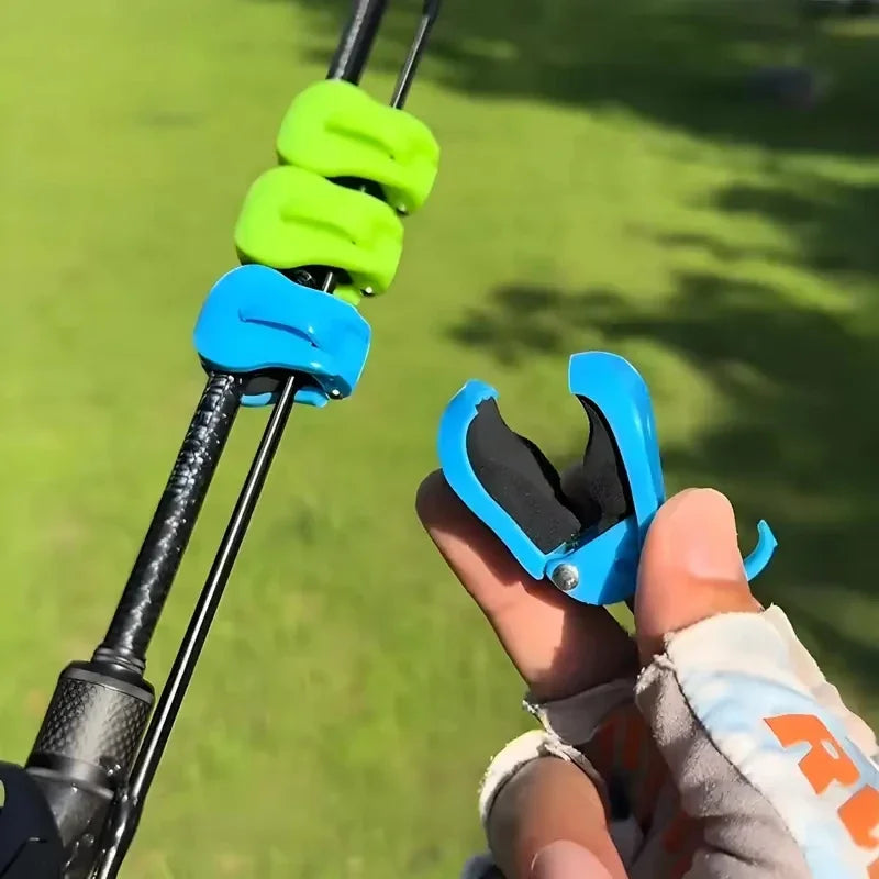 Wall Mount Fishing Rod Holder Clips – 2-Pack Pole Fixer Straps