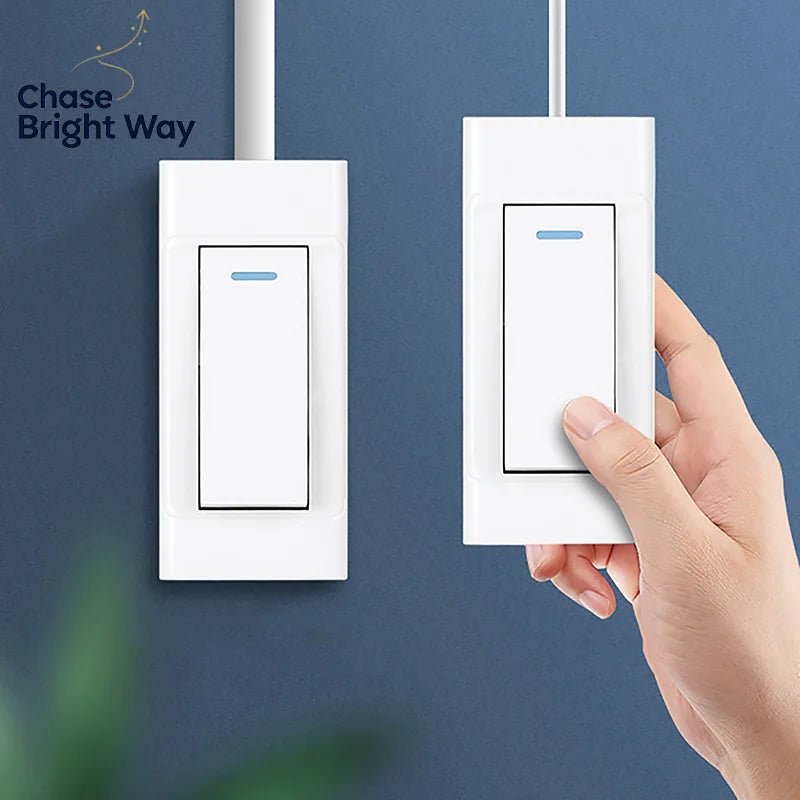 1-Gang 2-Way Surface Mount Wall Light Switch | Bedside Lamp