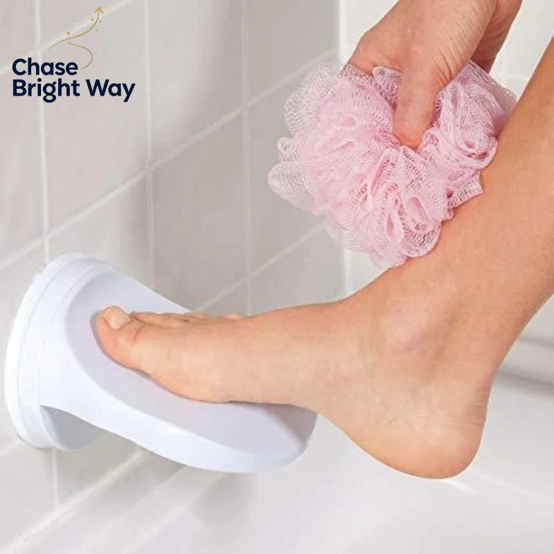 Suction Cup Shower Foot Rest – Non-Slip Plastic Pedal
