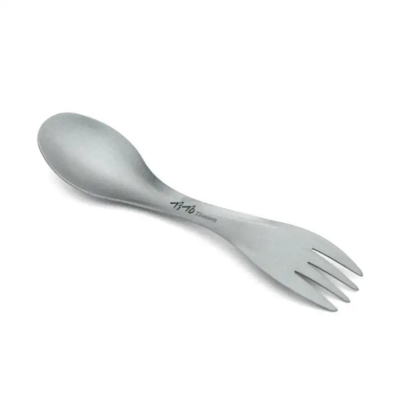 Titanium Spork – Ultralight 2-in-1 Camping Flatware