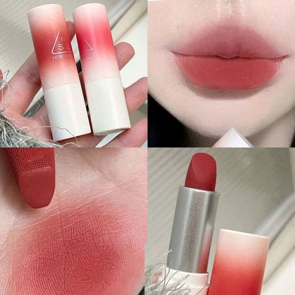 Velvet Mist Matte Lipstick – High-Pigment Silky Fog Finish