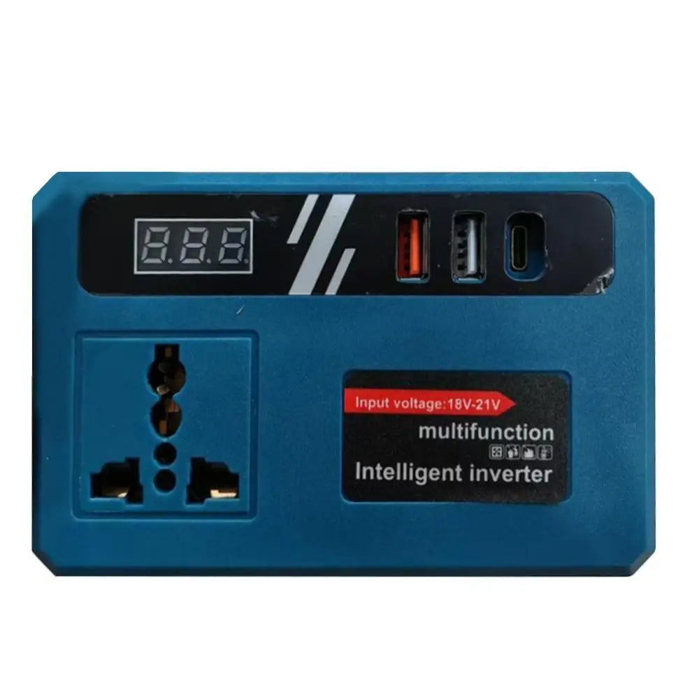 120W Lithium Battery Inverter – DC to AC, 3 USB Ports