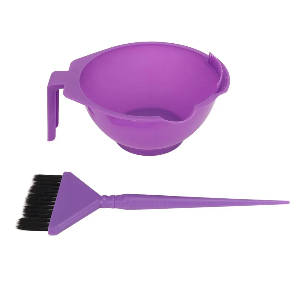 Professional Hair Dye Brush & Bowl Set – PP Nylon Kit