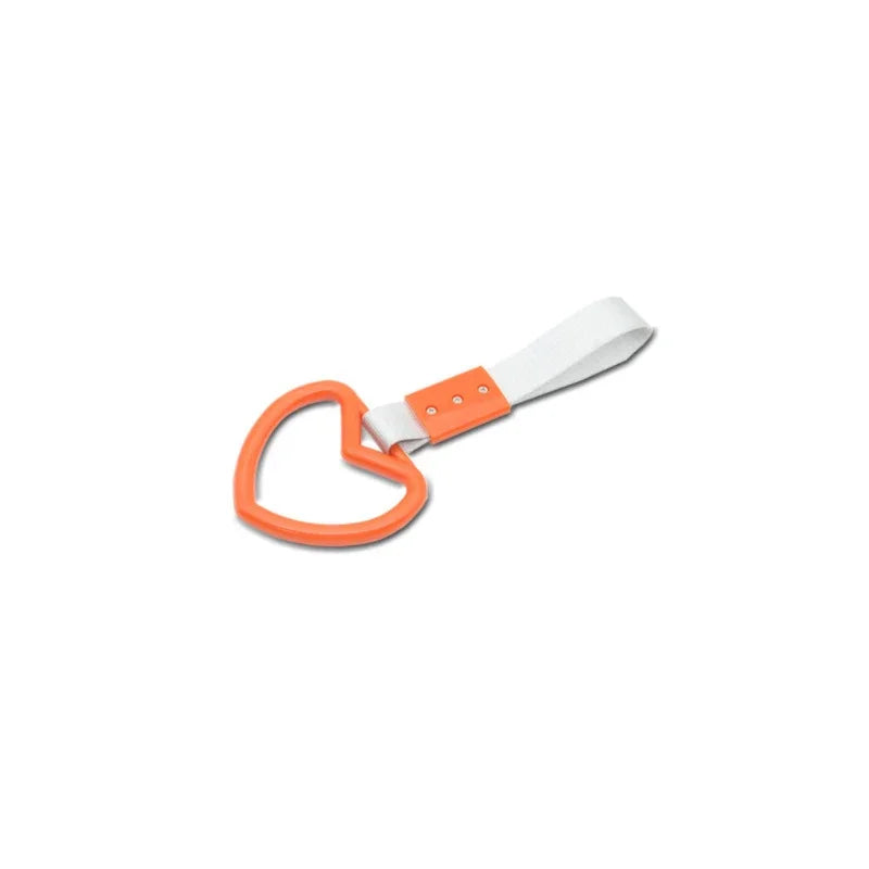 JDM Tsurikawa Heart Ring Charm – Car Bumper Warning Strap