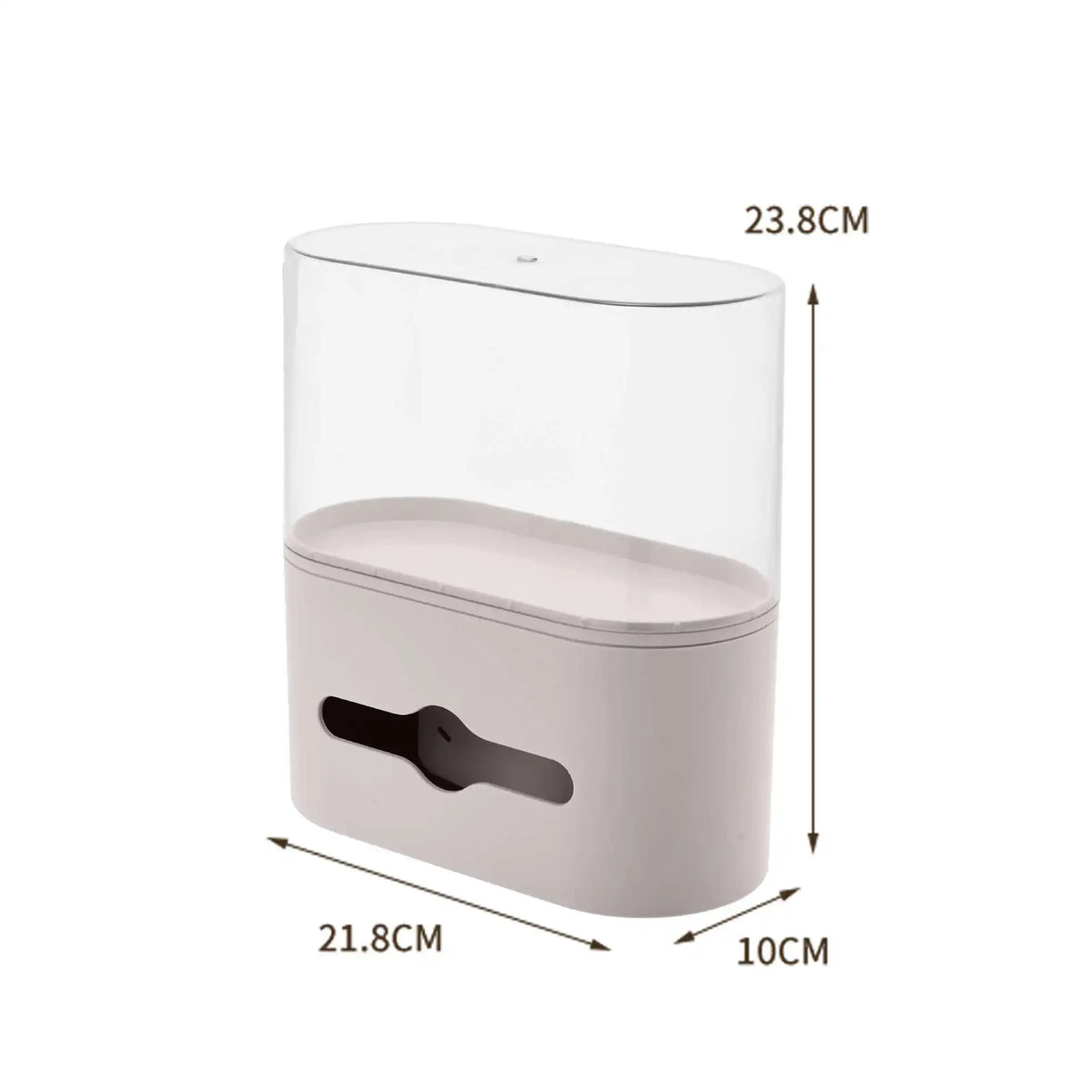 Clear Dustproof Display Case & Tissue Box for Collectible Figures