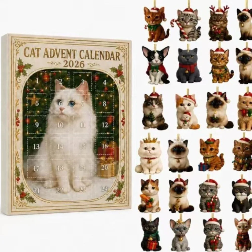 24-Day Dog Advent Calendar 2026 | Christmas Countdown Figurines