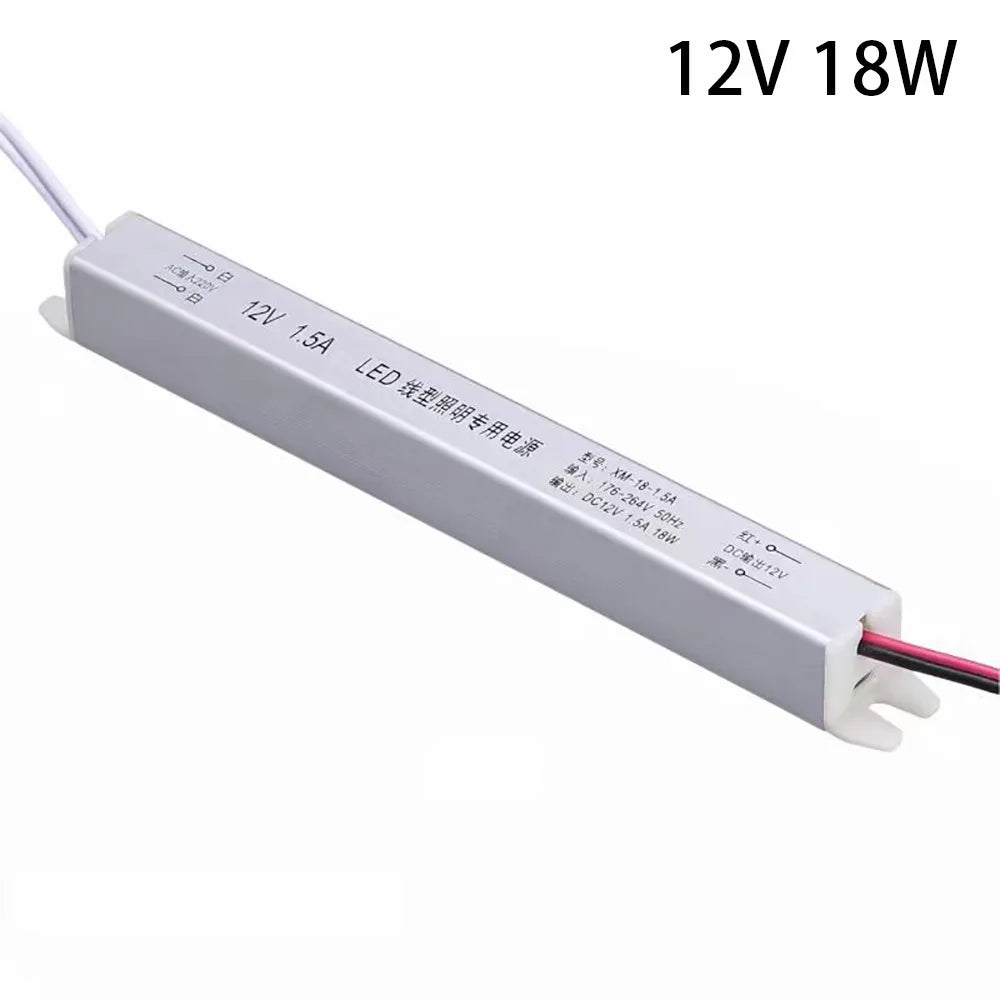 LED Driver Power Supply AC220V to DC 12V/24V | 18W–60W