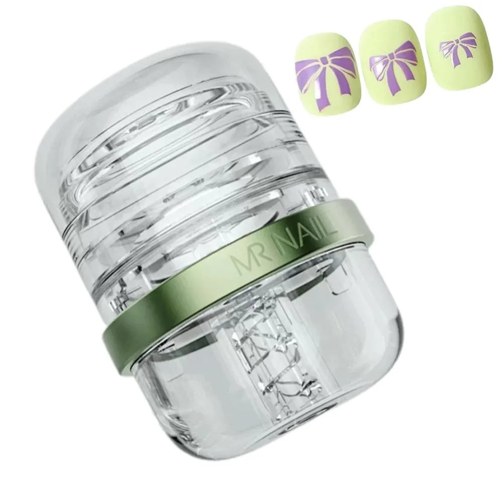Silicone Telescopic Capsule Nail Art Stamper & Transfer Tool