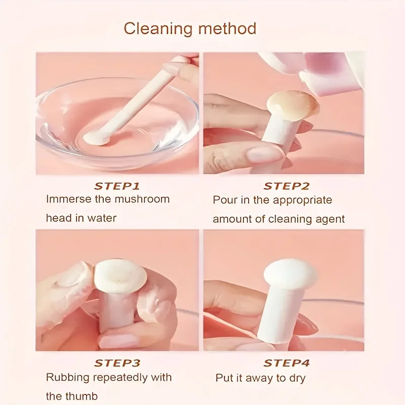 Mushroom Silicone Concealer Sponge – Foundation Makeup Brush