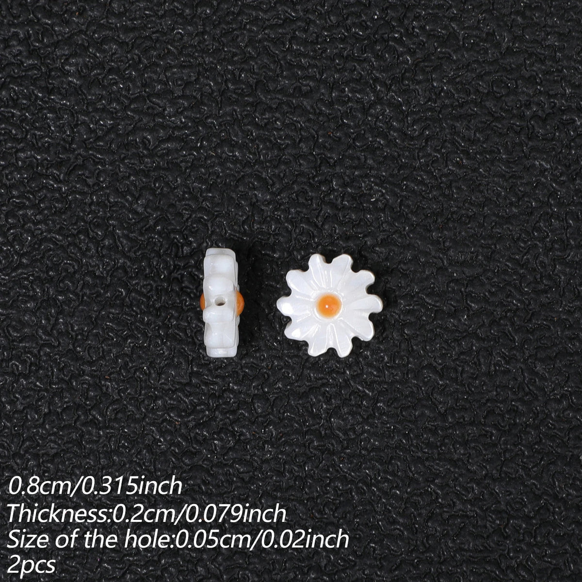 Natural Shell Beads – Fish Daisy Bird Loose Spacer Beads for DIY