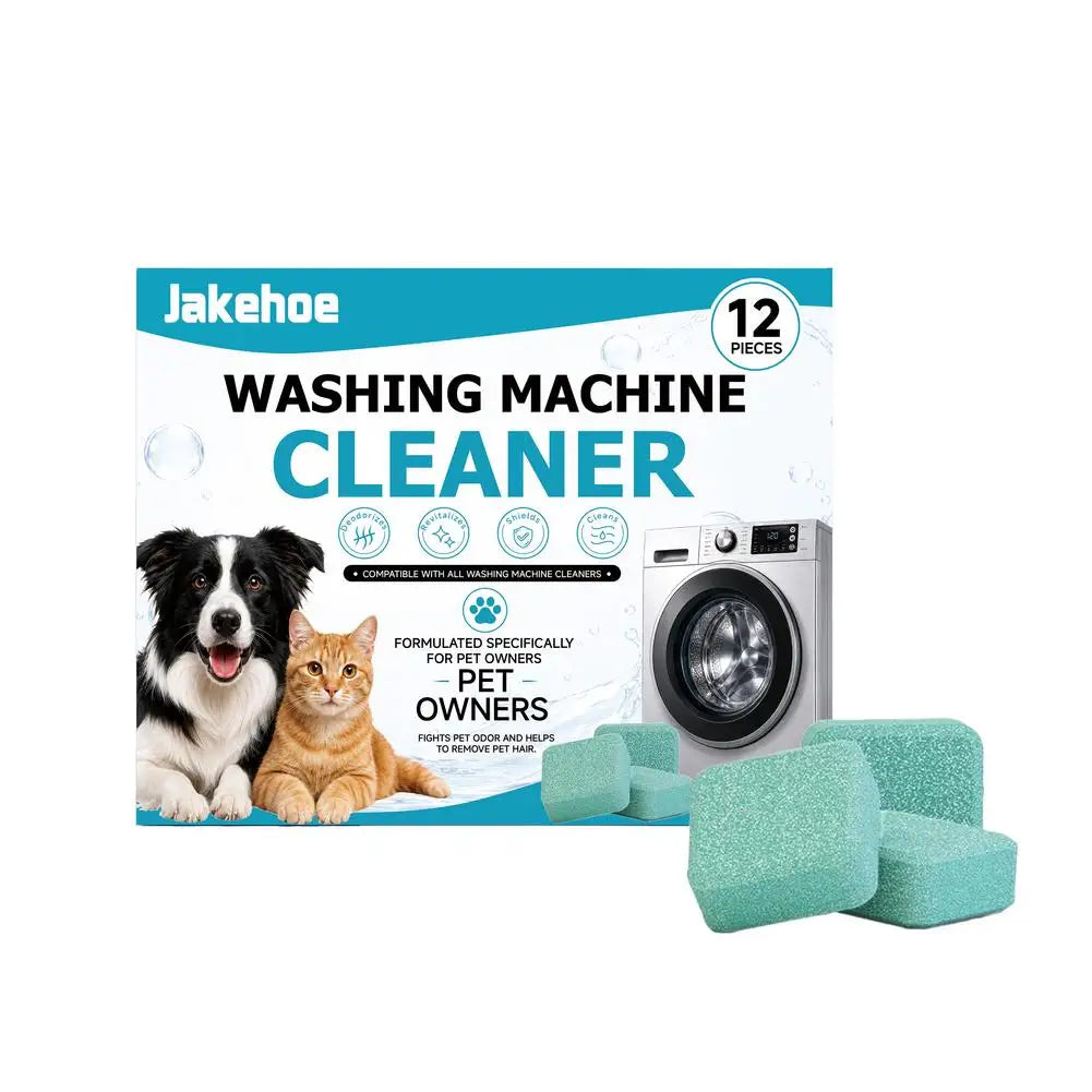 Washing Machine Cleaning Tablets – Pet Hair & Odor Remover