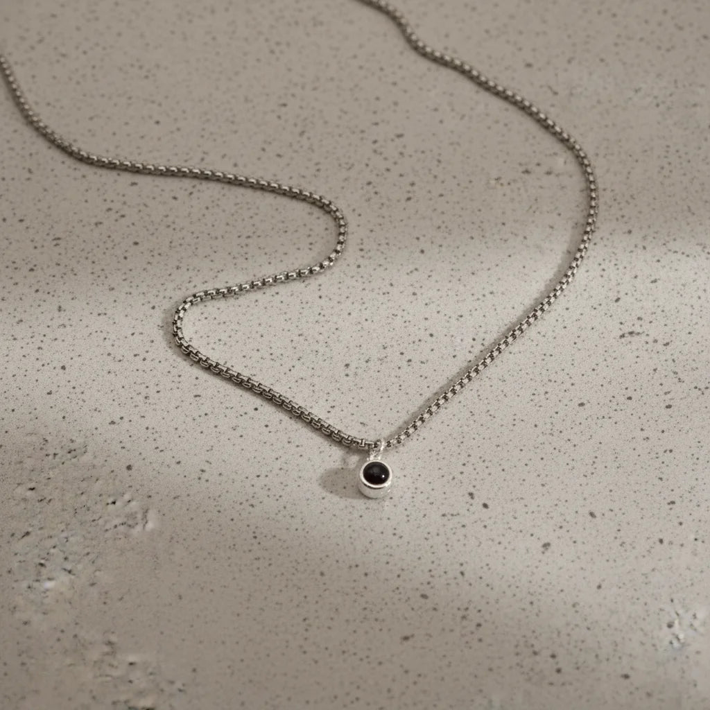 Custom Photo Projection Necklace – Personalized Picture Pendant