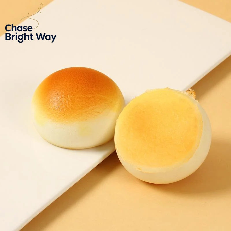 Milk Bread Squishy Toy – Realistic PU Squeeze Fidget Toy