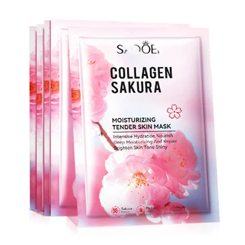 Sadoer Sakura Face Sheet Mask – Hydrating Collagen Brightening