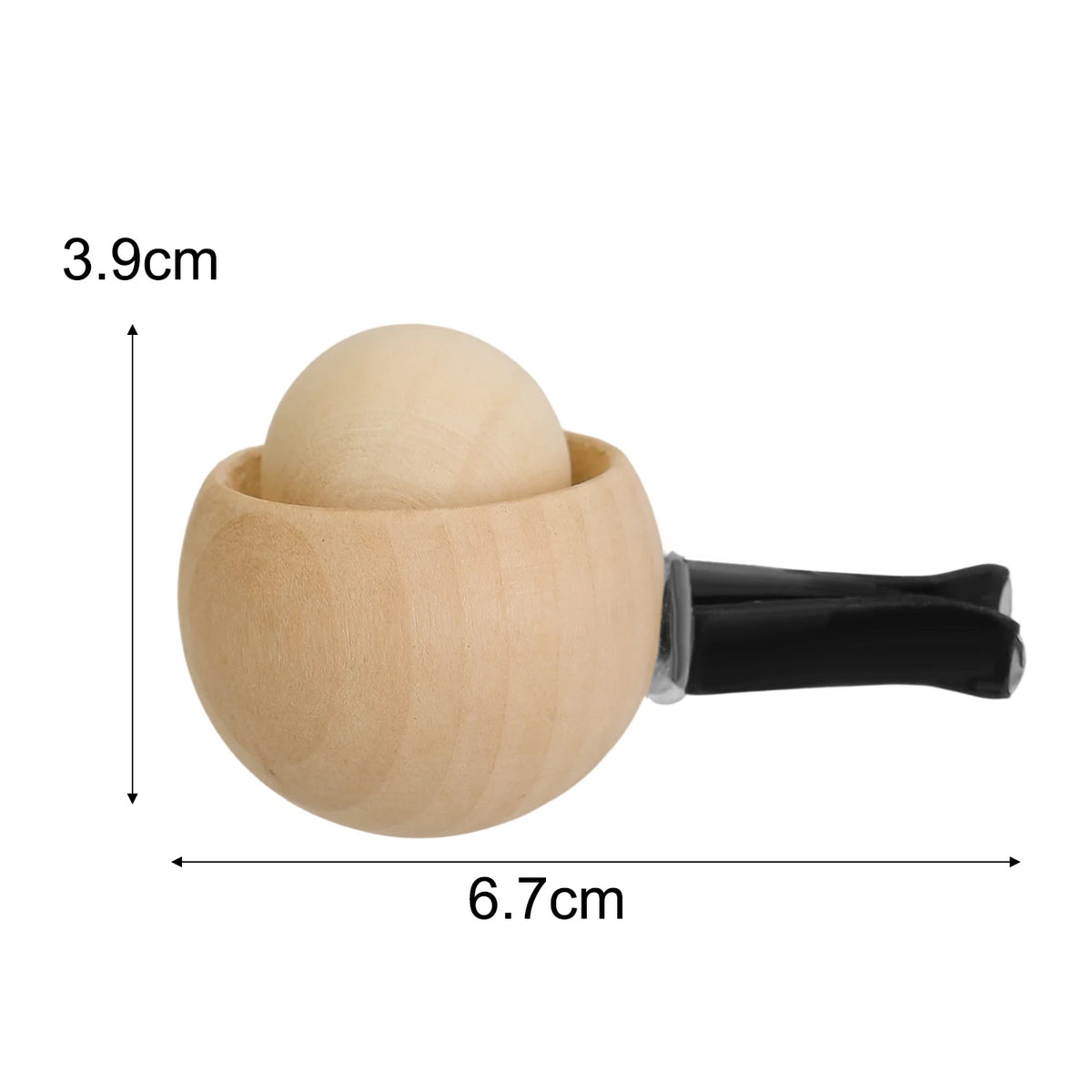 Wood Egg Car Vent Clip Diffuser | Essential Oil Air Freshener