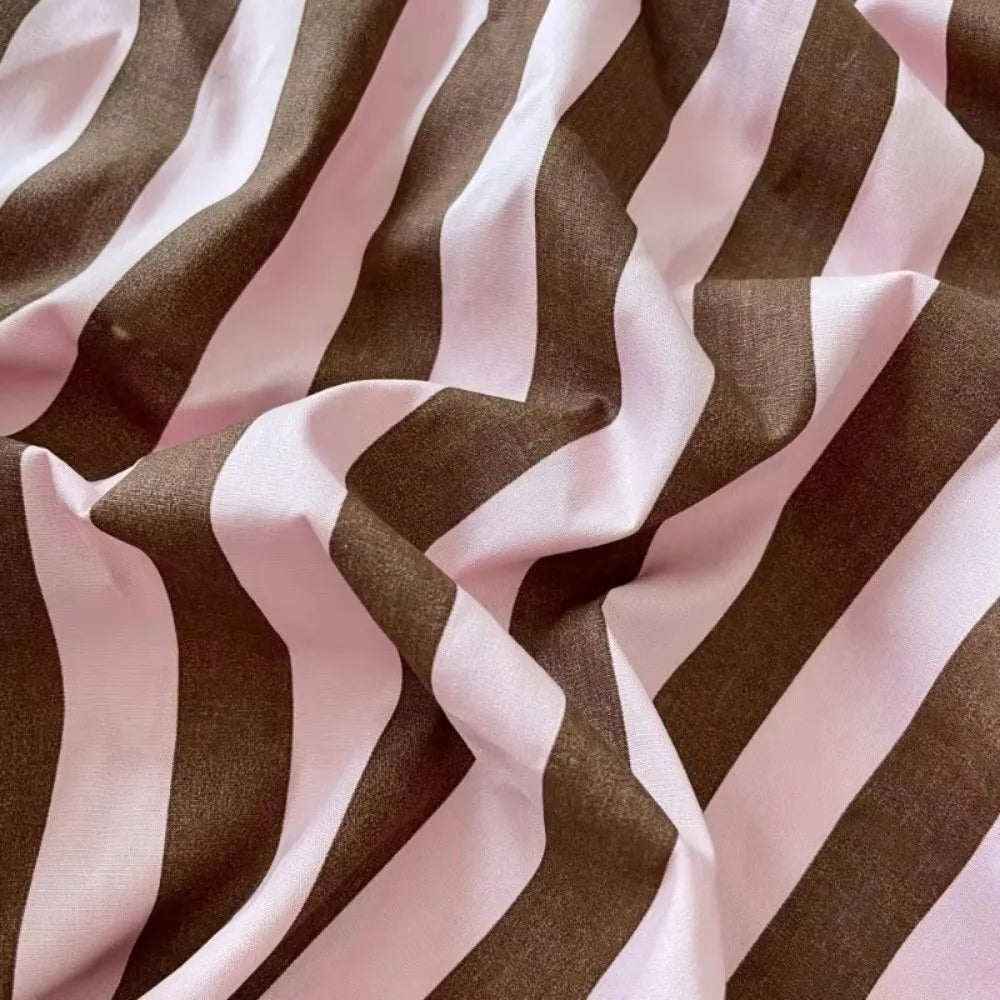Vertical Stripes Challie Fabric 150×100cm | Sewing Material