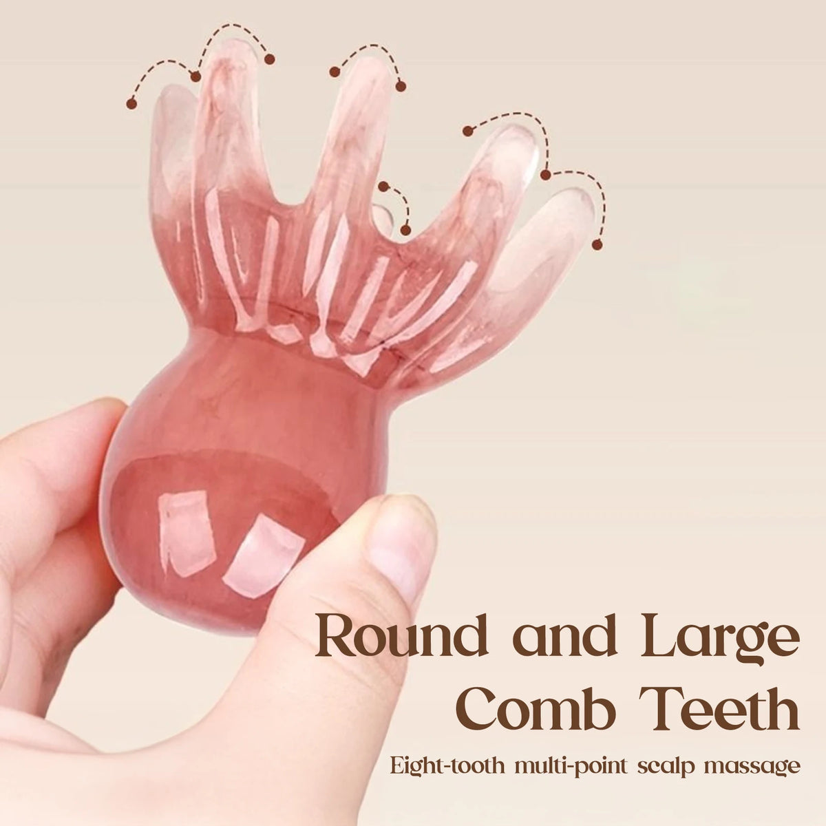 Octopus Scalp Massage Comb – 8-Tentacle Head Scratcher