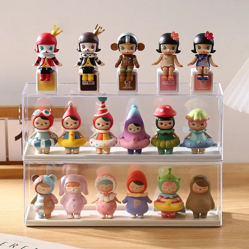 Clear Acrylic Pop Doll Display Case – Dustproof Storage Box