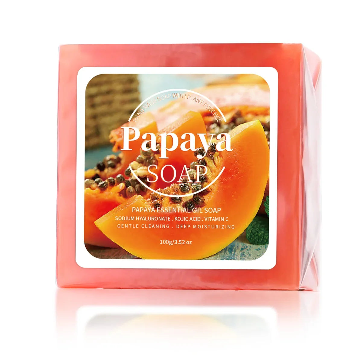 Papaya Extract Handmade Soap – Coconut & Goat Milk 100g