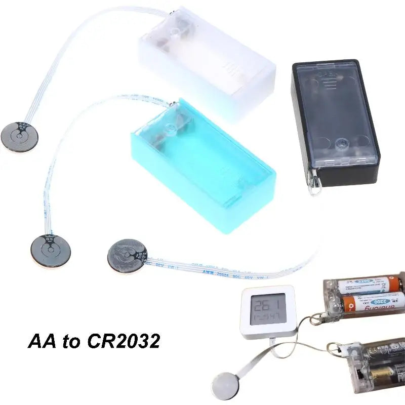 CR2032 to AA Battery Converter – Non-Destructive Dummy Adapter