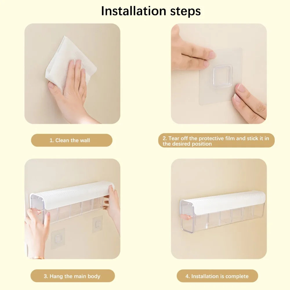 Transparent Underwear Organizer Box – Adjustable Compartments
