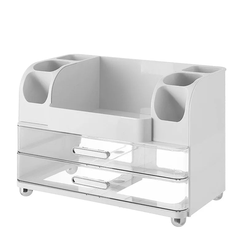 SAMMY Large Makeup Organizer – Dustproof Vanity Storage Box