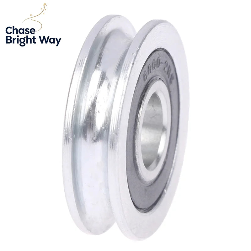 U-Groove Bearing Pulley 10×30×8mm Stainless Steel Guide Wheel