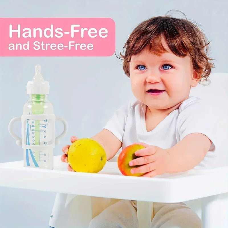 Silicone Baby Bottle Handle – BPA-Free Easy Grip Narrow Bottles