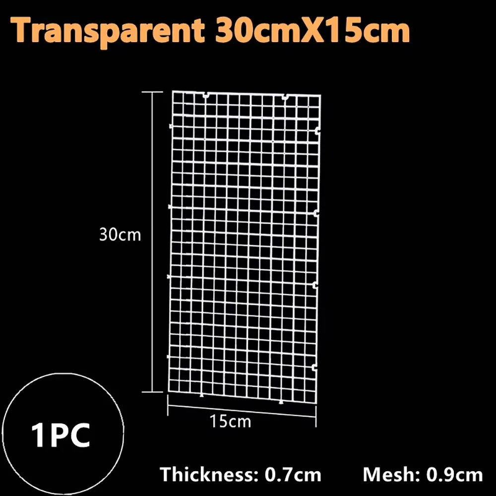 Plastic Isolation Grid Board 30x30cm – Aquarium Divider Net