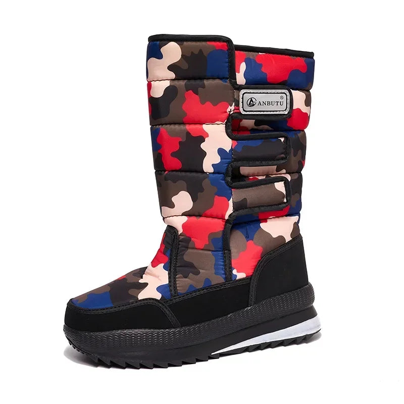 LEDP Waterproof Mid-Calf Snow Boots – Unisex Sizes 36–47