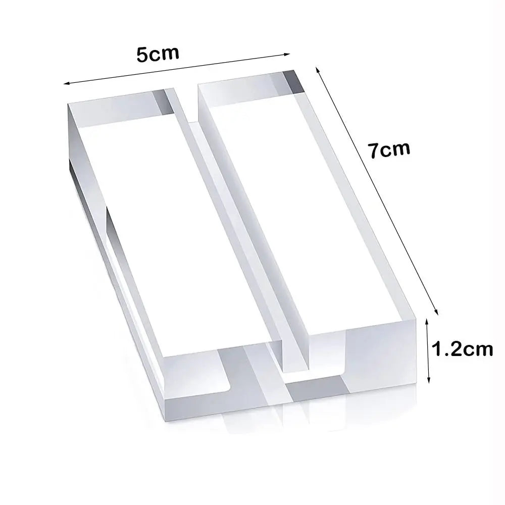 Clear Acrylic Place Card Holder – Table Sign & Photo Stand