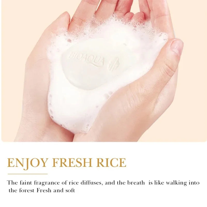 SADOER Rice Plasma Soap – Hydrating & Oil Control Bar 100g