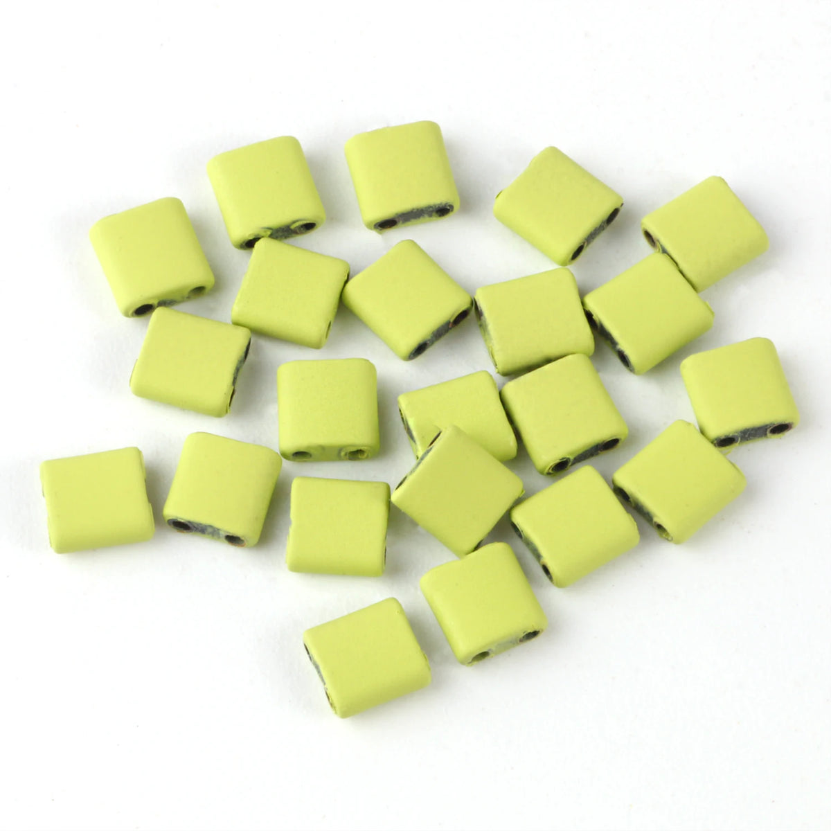 Rectangle Two-Hole Hematite Beads 5x5x2mm – DIY Jewelry Making