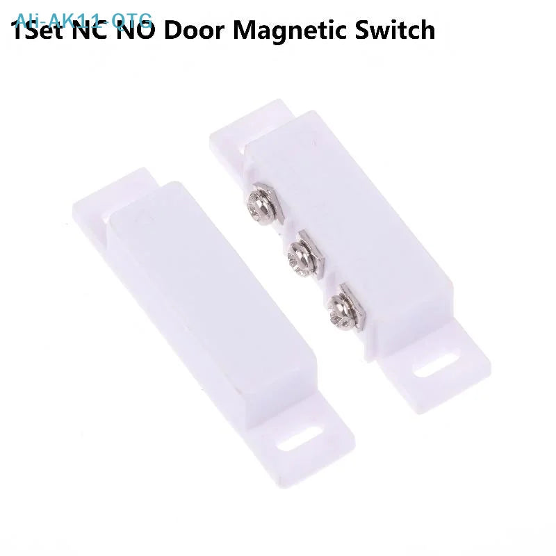 Magnetic Door Window Contact Sensor – NO/NC Reed Switch Alarm