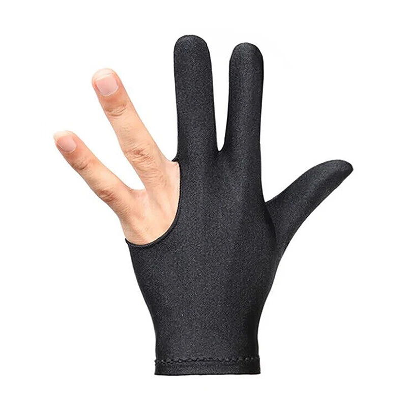 Three-Finger Billiard Glove – Left Hand Pool & Snooker Cue