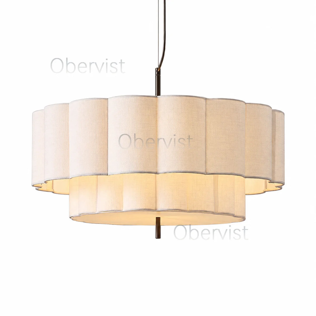 Wabi Sabi Fabric Pendant Light | Nordic Minimalist Ceiling Lamp
