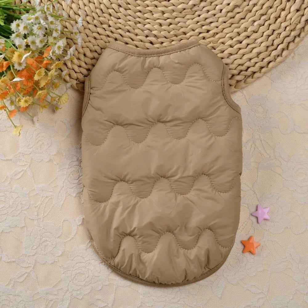 Quilted Pet Vest – Lightweight Padded Coat for Dogs & Cats
