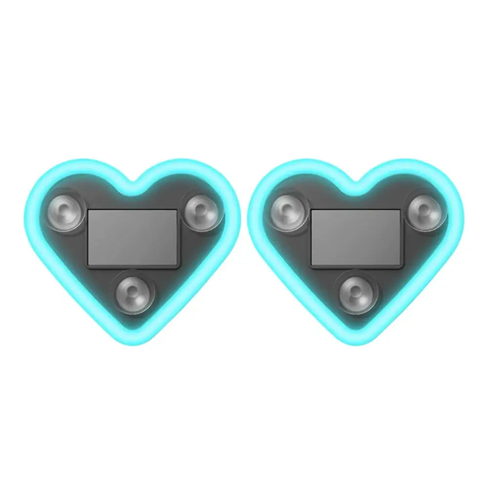 Solar Heart Neon LED Car Window Atmosphere Light – Wire-Free