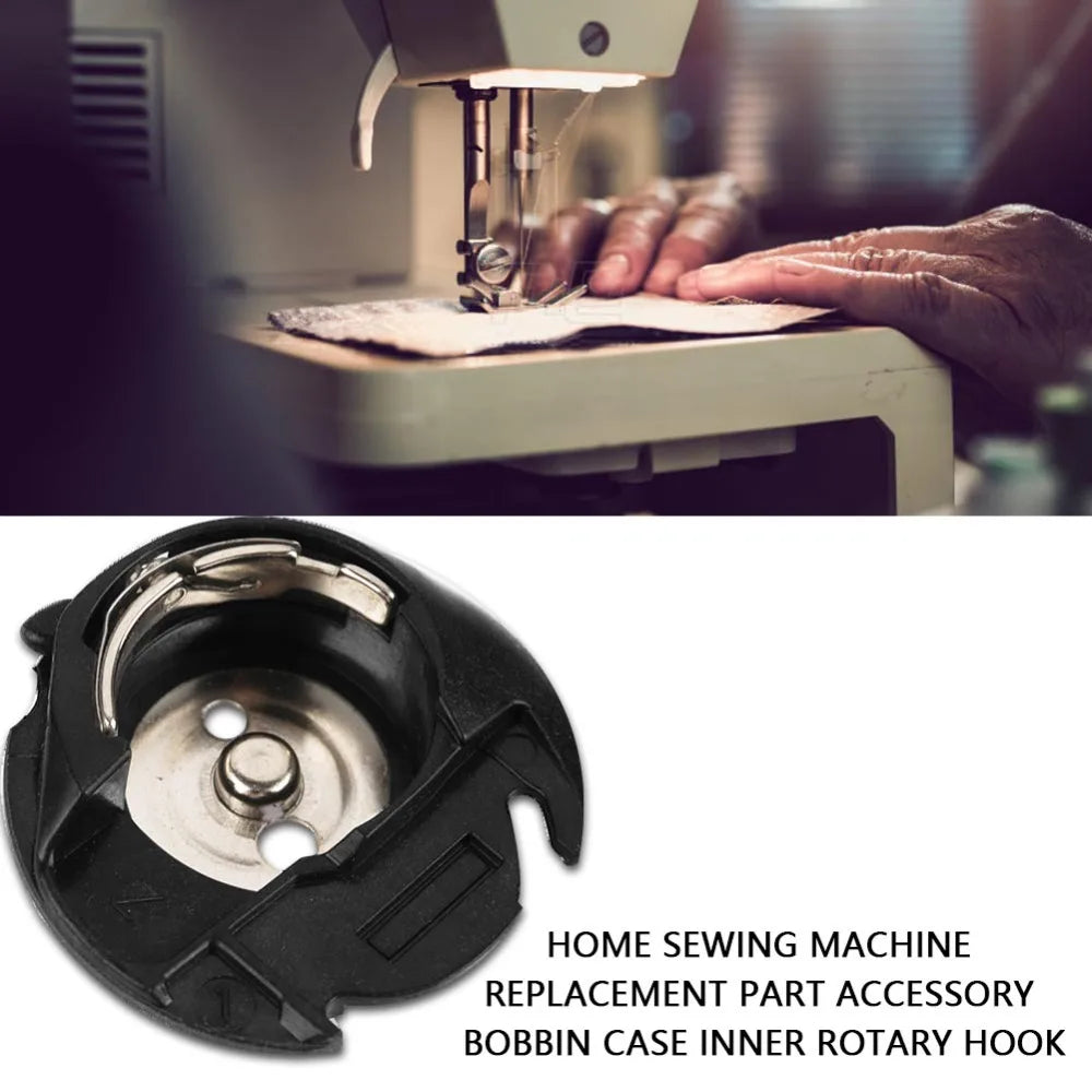 Plastic & Steel Bobbin Case – Rotary Hook for Home Sewing