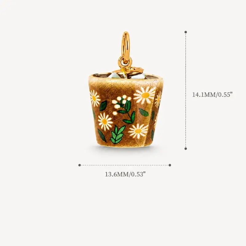 Mini Copper Food & Drink Charms for DIY Jewelry Making